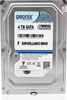 GEONIX SATA 4 TB Desktop Internal Hard Disk Drive (HDD) (4TBHDD) (Interface: SATA, Form Factor: 3.5 inch)